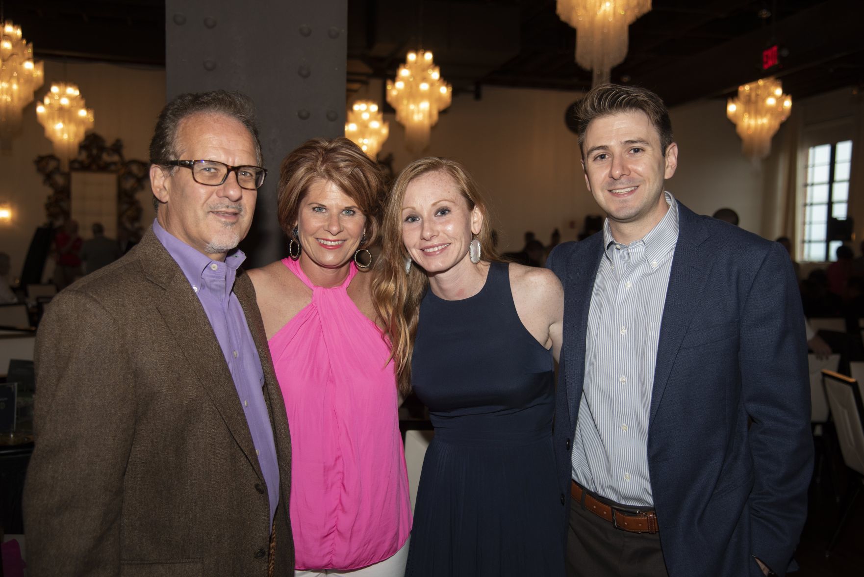 Roger and June Hermal, Michelle and Brian Beck